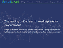 Tablet Screenshot of equallevel.com